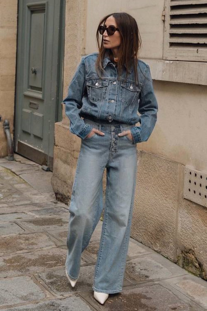 7 πανεύκολοι τρόποι να φορέσεις τώρα το double denim - εικόνα 3