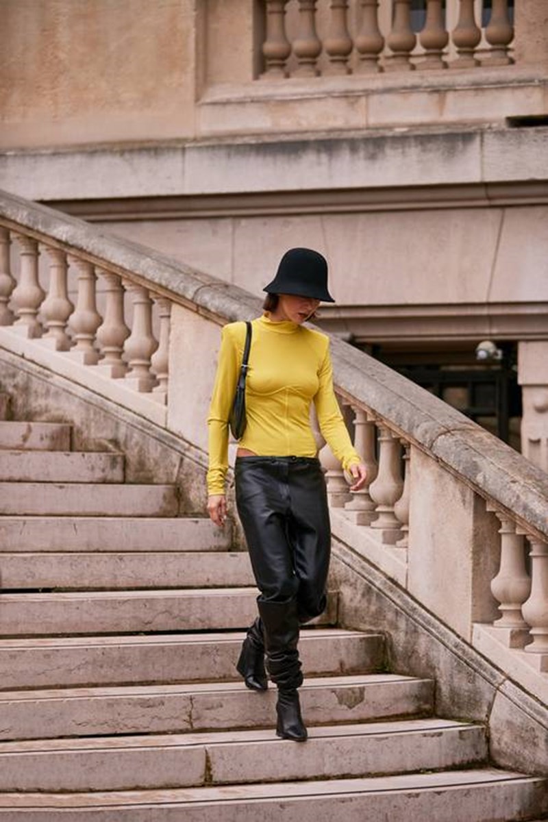 10 hot συνδυασμοί με δερμάτινο παντελόνι - εικόνα 6