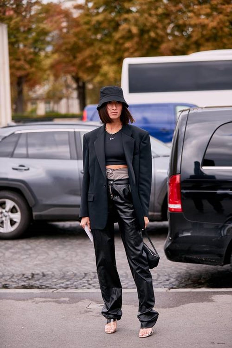 10 hot συνδυασμοί με δερμάτινο παντελόνι - εικόνα 8