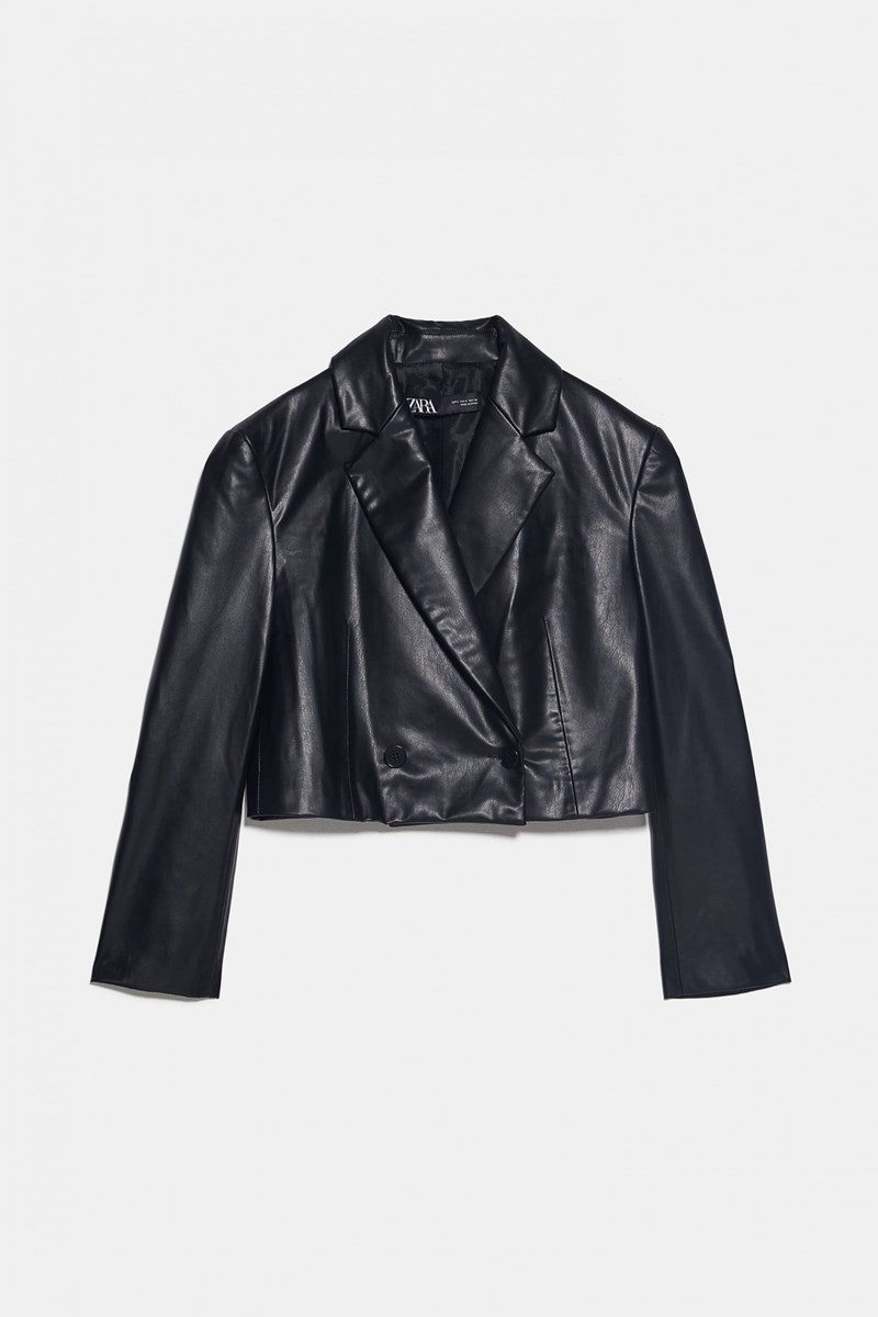 Sexy και ταυτόχρονα υπέρκομψη; Με αυτά τα μαύρα leather blazer μπορείς! - εικόνα 4