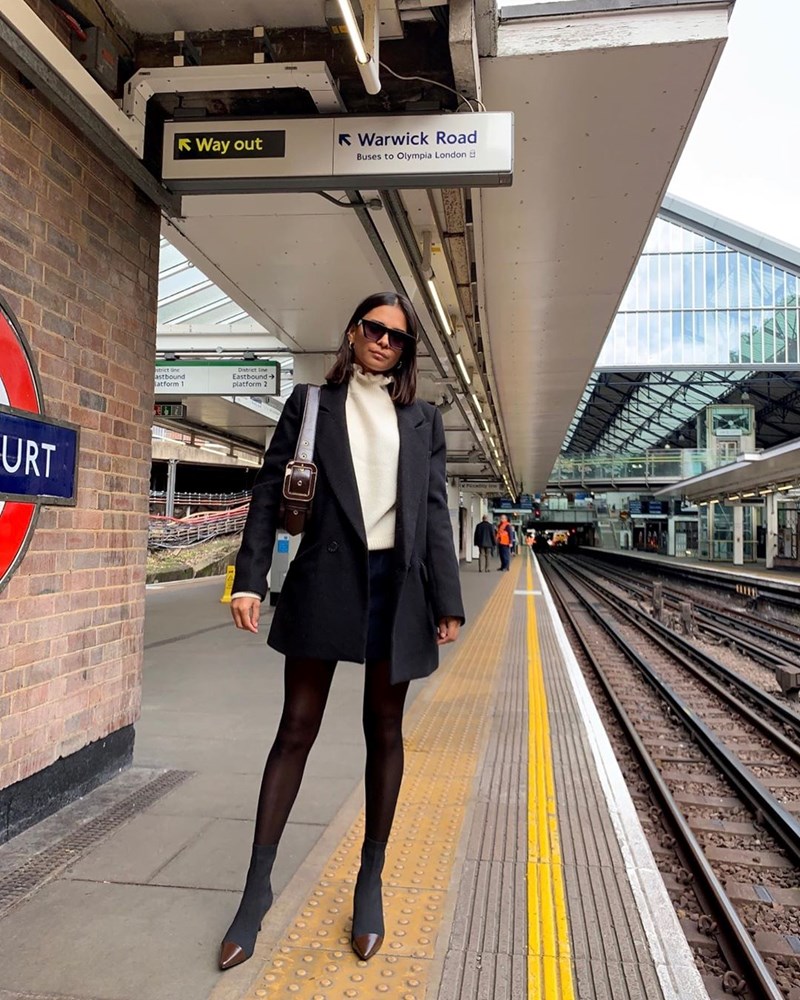 12 black & white looks που αποδεικνύουν ότι αυτός θα είναι πάντα ο πιο διαχρονικός χρωματικός συνδυασμός - εικόνα 5