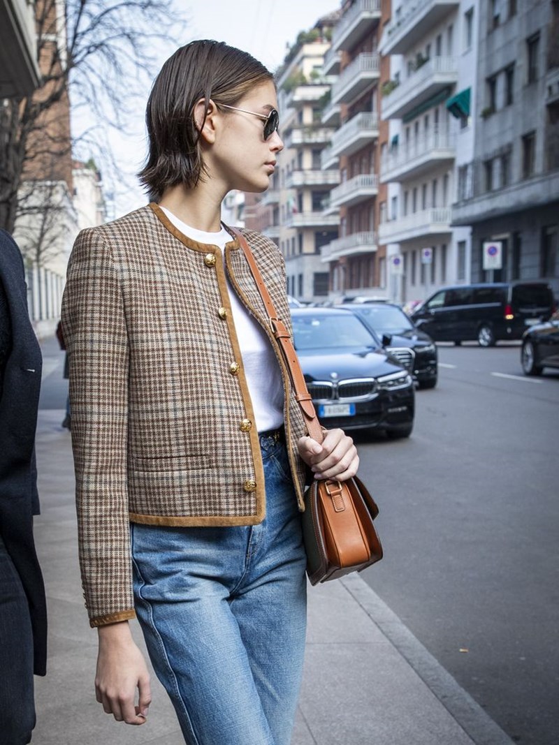 Kaia Gerber: To look που συνδυάζει 3 big trends και μπορείς να αντιγράψεις αύριο κιόλας - εικόνα 1