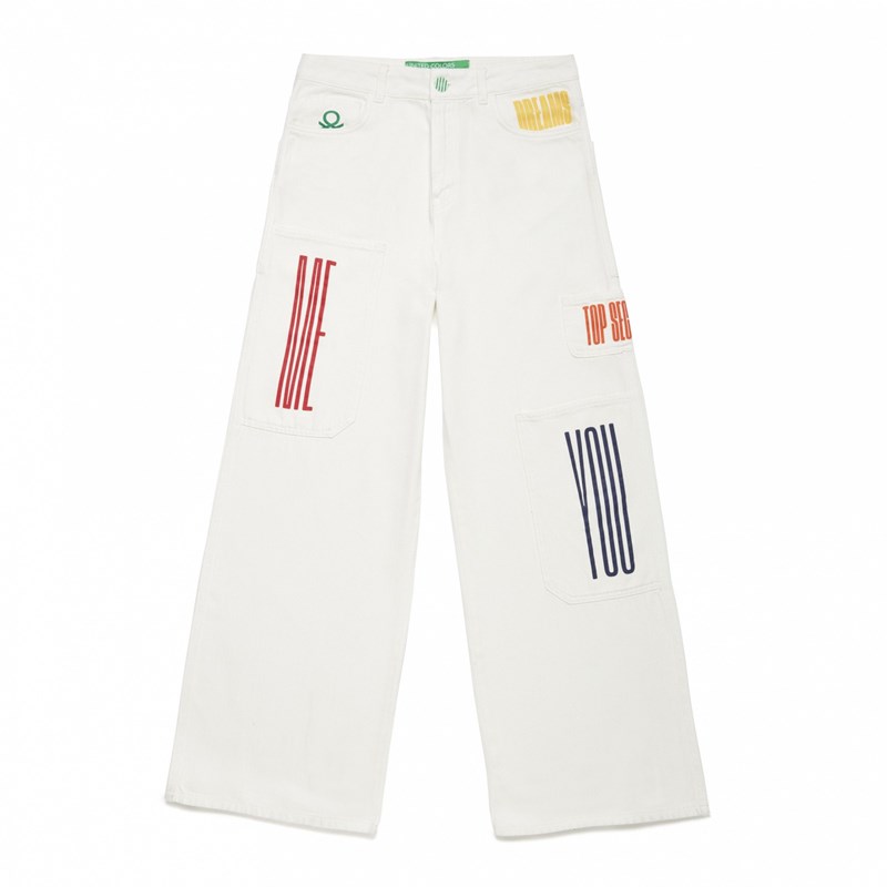 Το λευκό denim παντελόνι είναι με διαφορά η πιο σωστή αγορά τώρα! #ShopNow - εικόνα 6