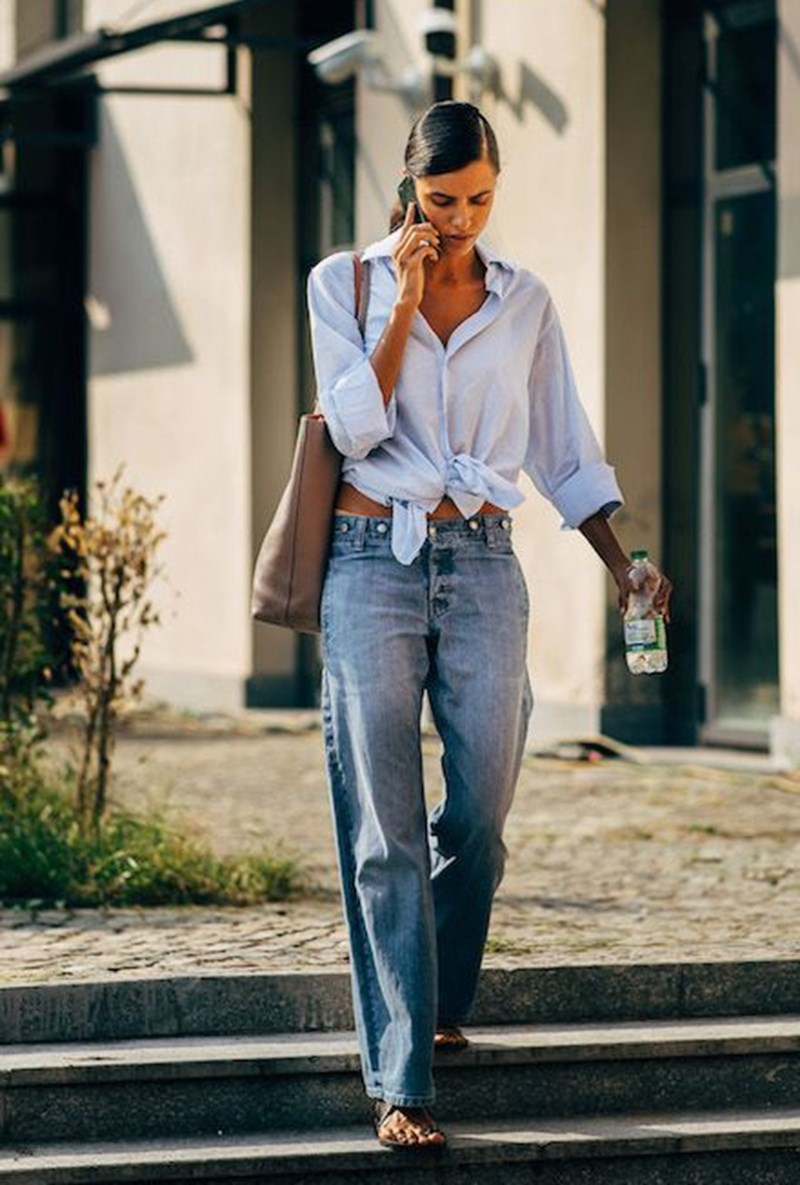 Πώς θα συνδυάσεις το τζην σου με φλατ παπούτσια; (12 look που πρέπει να δεις) - εικόνα 6