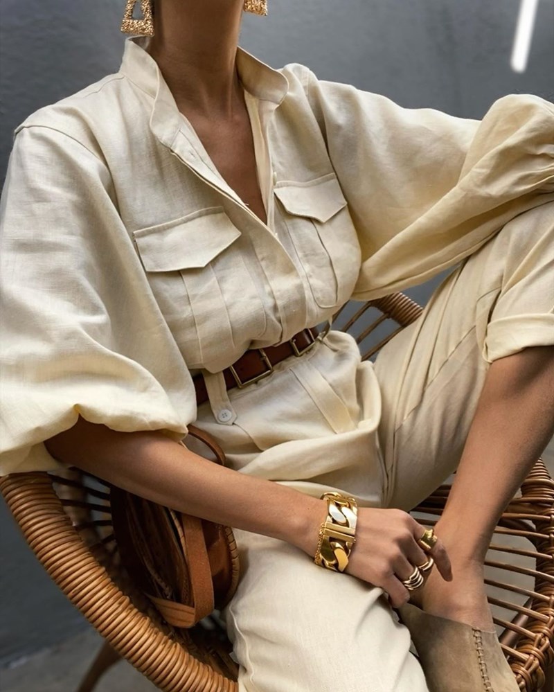 13 super chic street style για να φορέσεις μόνο λινό αυτό το καλοκαίρι - εικόνα 1