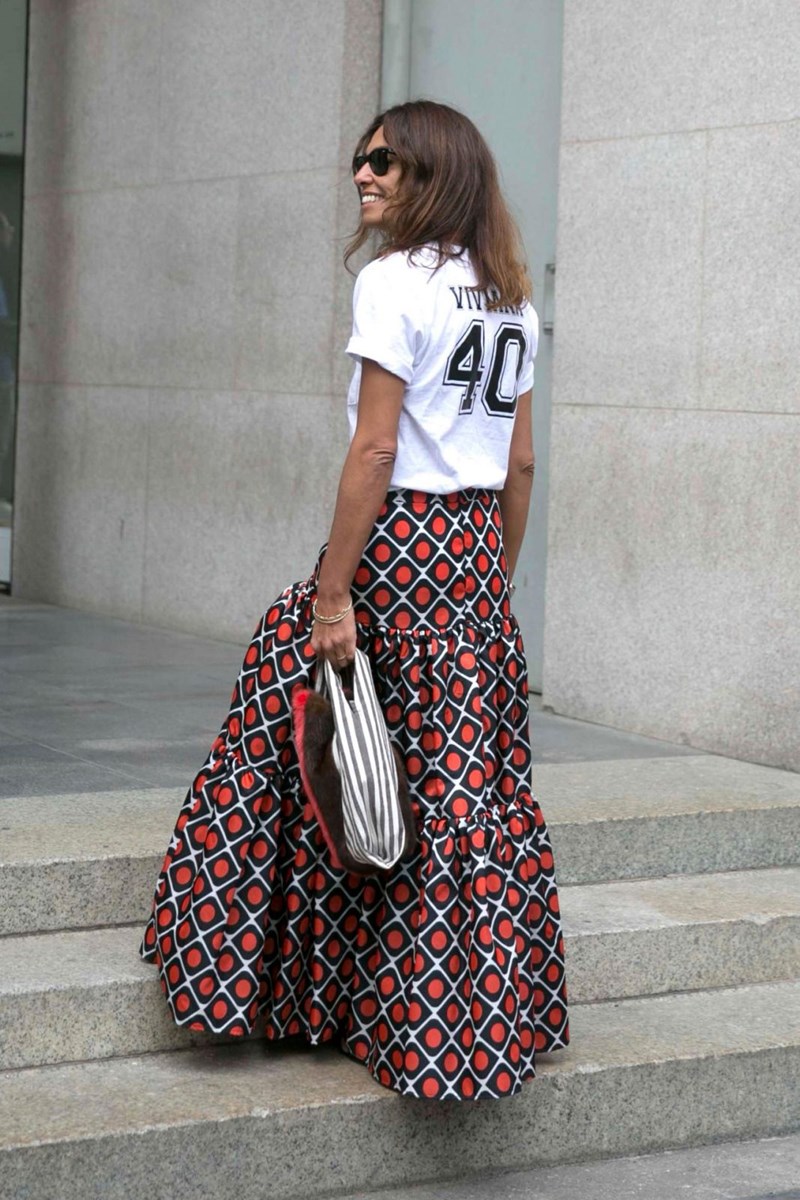 Πώς θα συνδυάσεις τη μάξι φούστα στο street style; - εικόνα 1