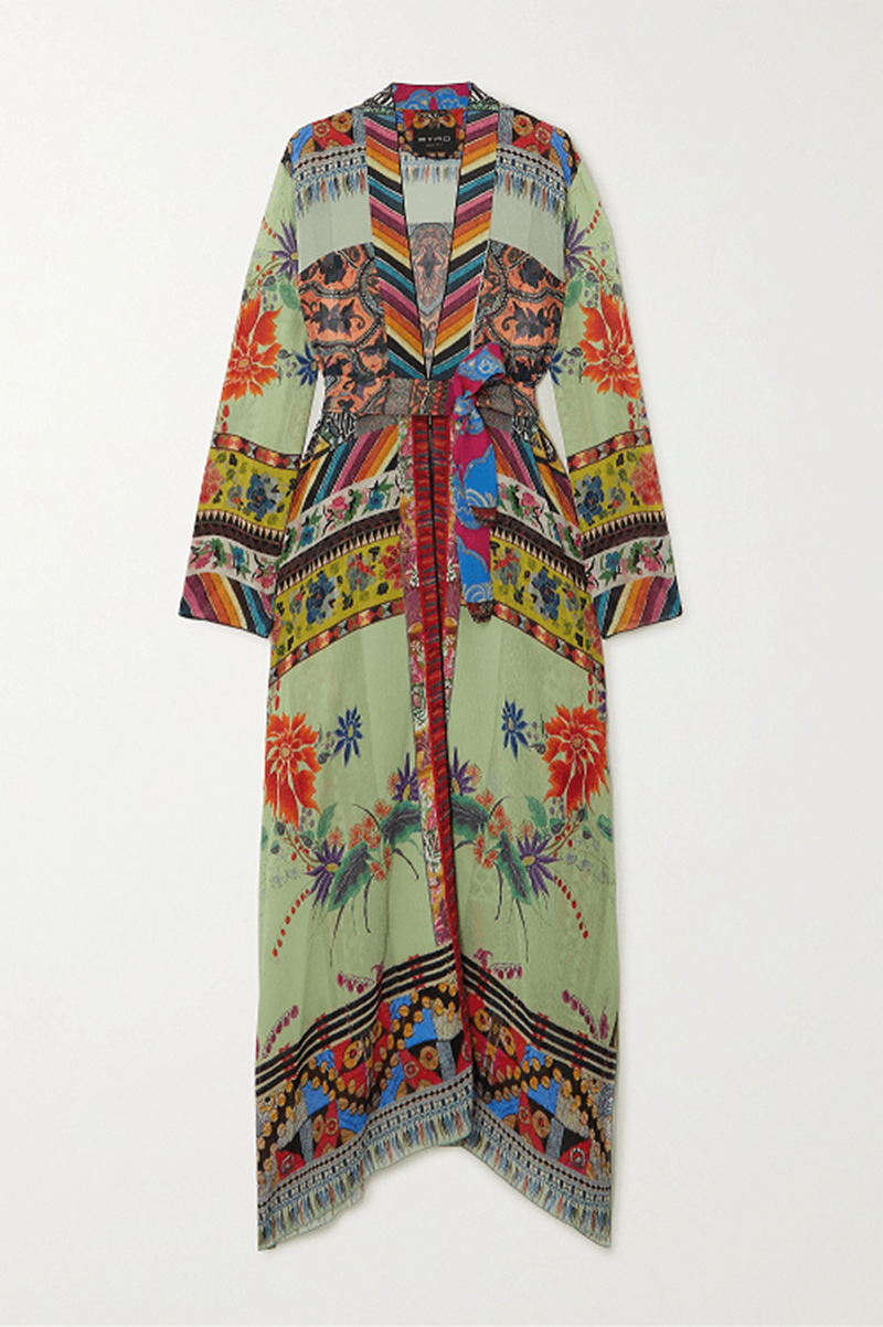 Maxi κιμονό με κεντήματα Etro
