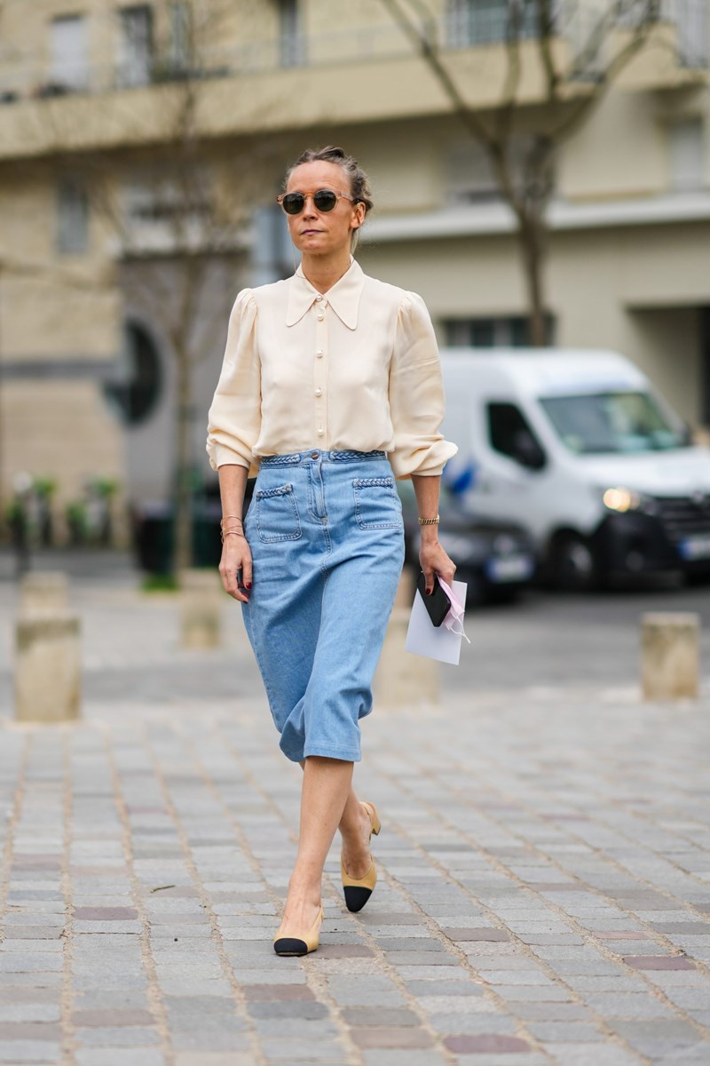 Έχεις μια τζην φούστα στην ντουλάπα σου; Σίγουρα! 8 τρόποι να την συνδυάσεις - εικόνα 6