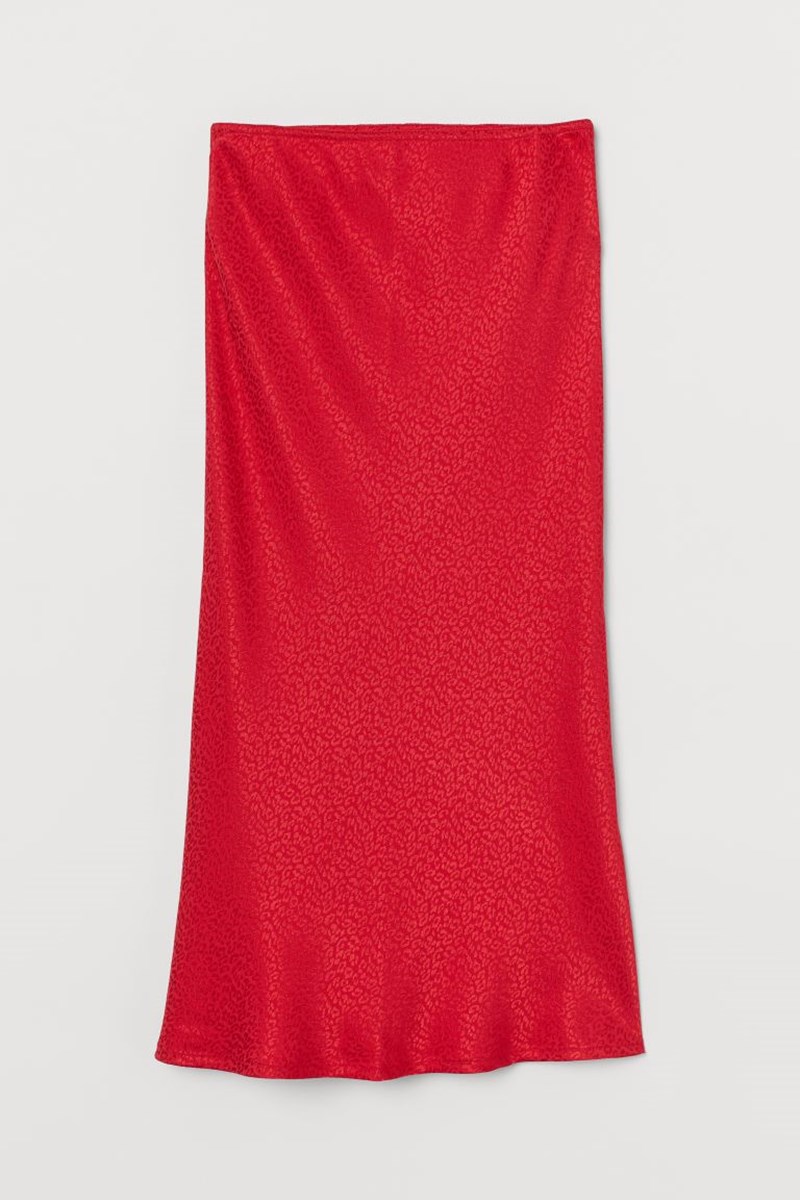 Φούστα κόκκινη, H&M.