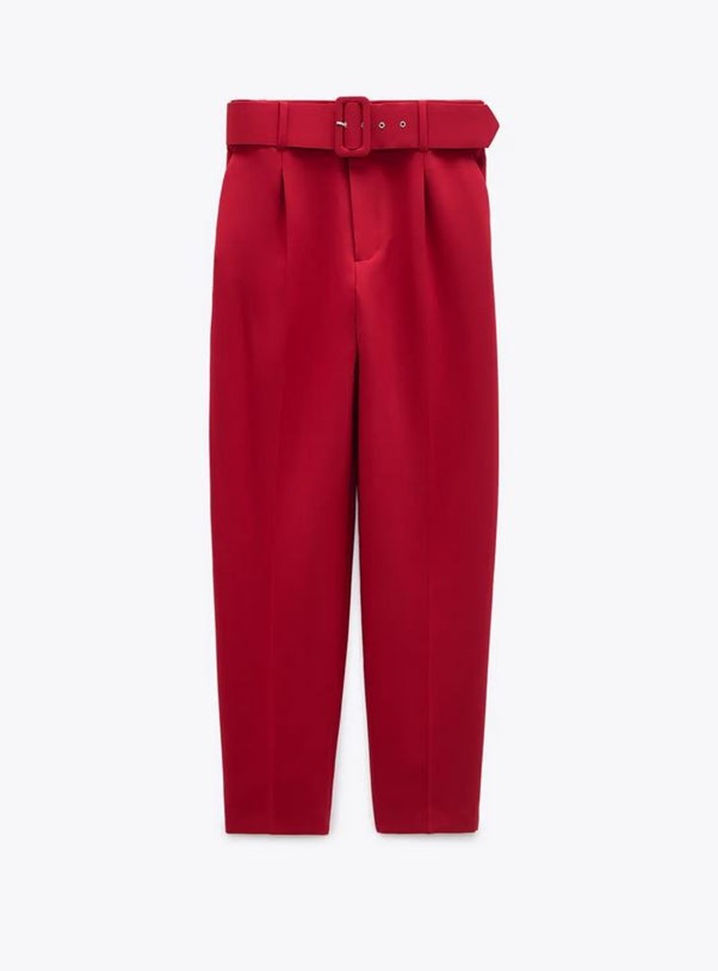 Κόκκινο παντελόνι, Zara.