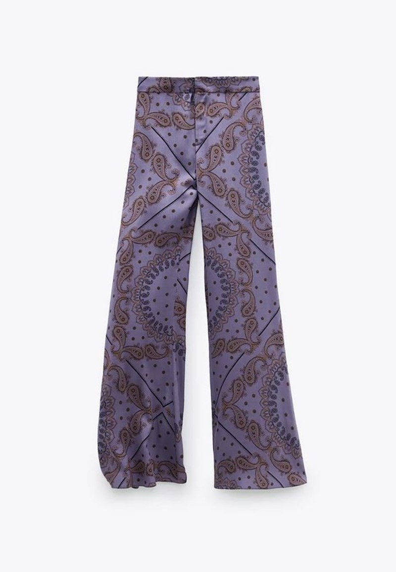 Παντελόνα με prints, Zara.