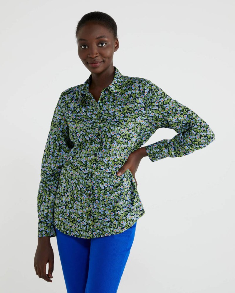 Πουκάμισο με λουλούδια, Benetton.