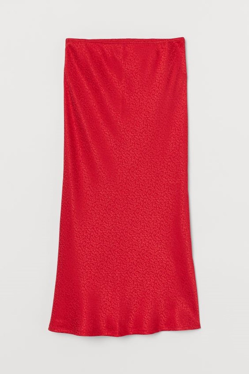 Κόκκινη φούστα, Η&Μ.