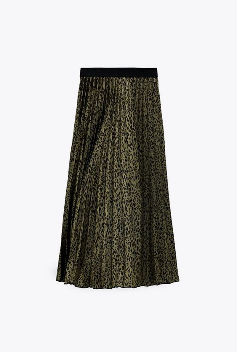 Χακί φούστα, Zara.