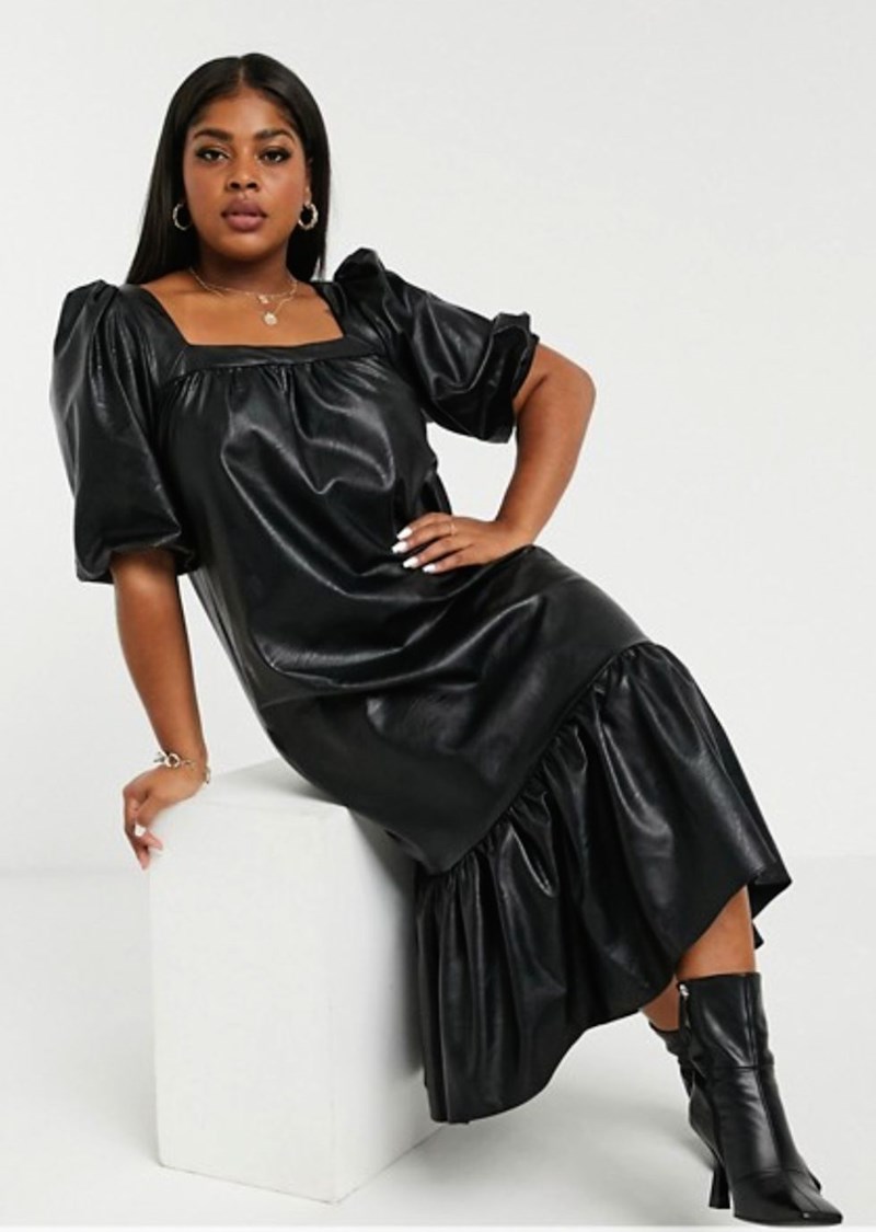 Δερμάτινο φόρεμα, Asos.