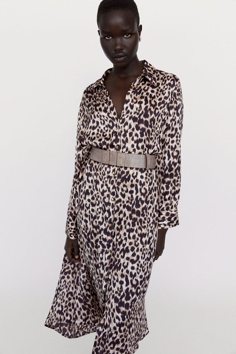 Φόρεμα με animal prints, Zara.