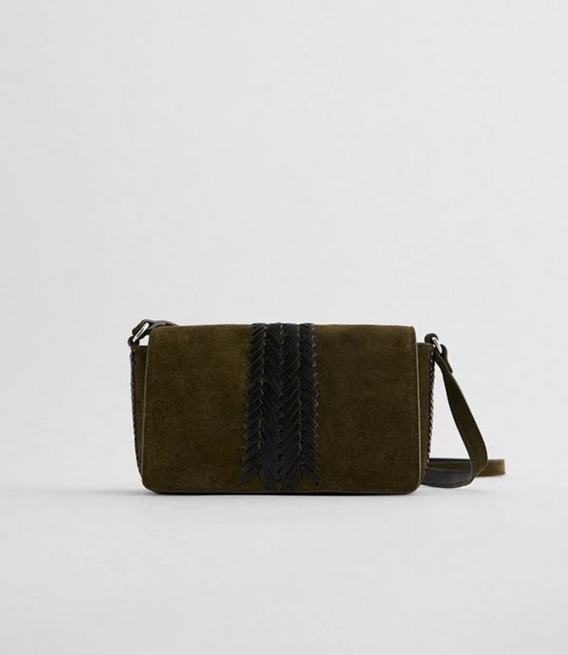 Τσάντα σουέντ, Zara.