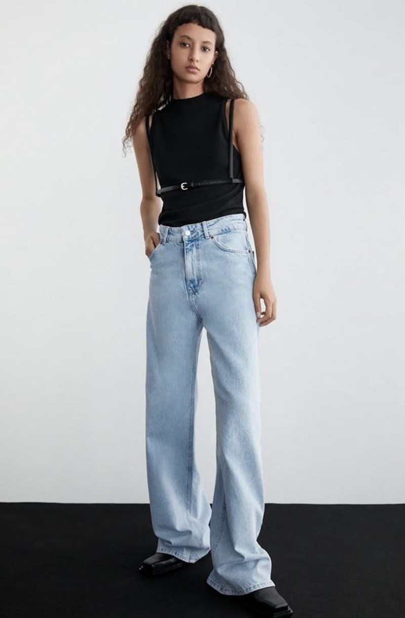 Wide leg τζην, Zara.