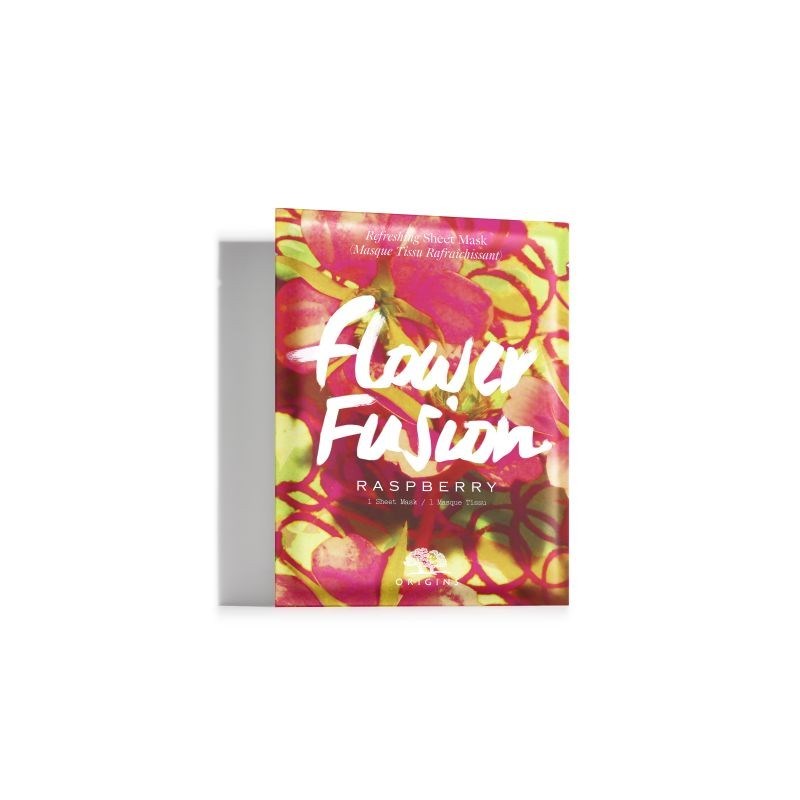 Sheet μάσκα Flower Fusion Sheet Mask Raspberry, της Origins.