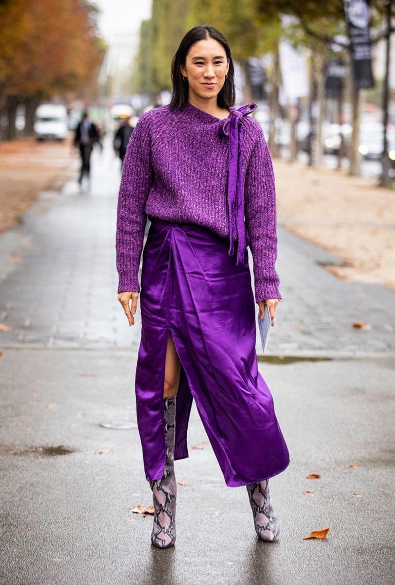 15 διαφορετικοί συνδυασμοί που μπορείς να κάνεις με μια σατέν φούστα #winter_edition - εικόνα 5