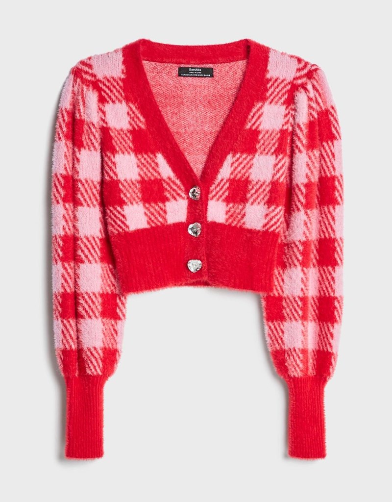 Πλεκτή ζακέτα, Bershka.