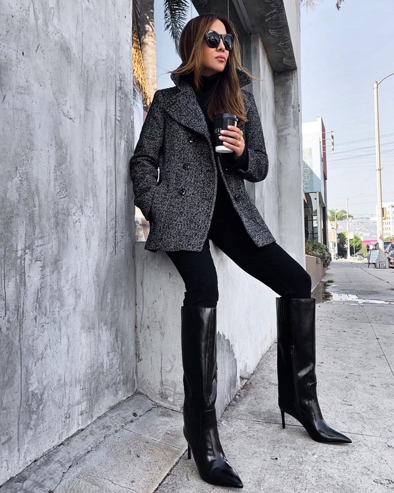 9 χειμερινά look με ψηλοτάκουνες μπότες (γιατί βαρέθηκες τα αθλητικά σου) - εικόνα 1