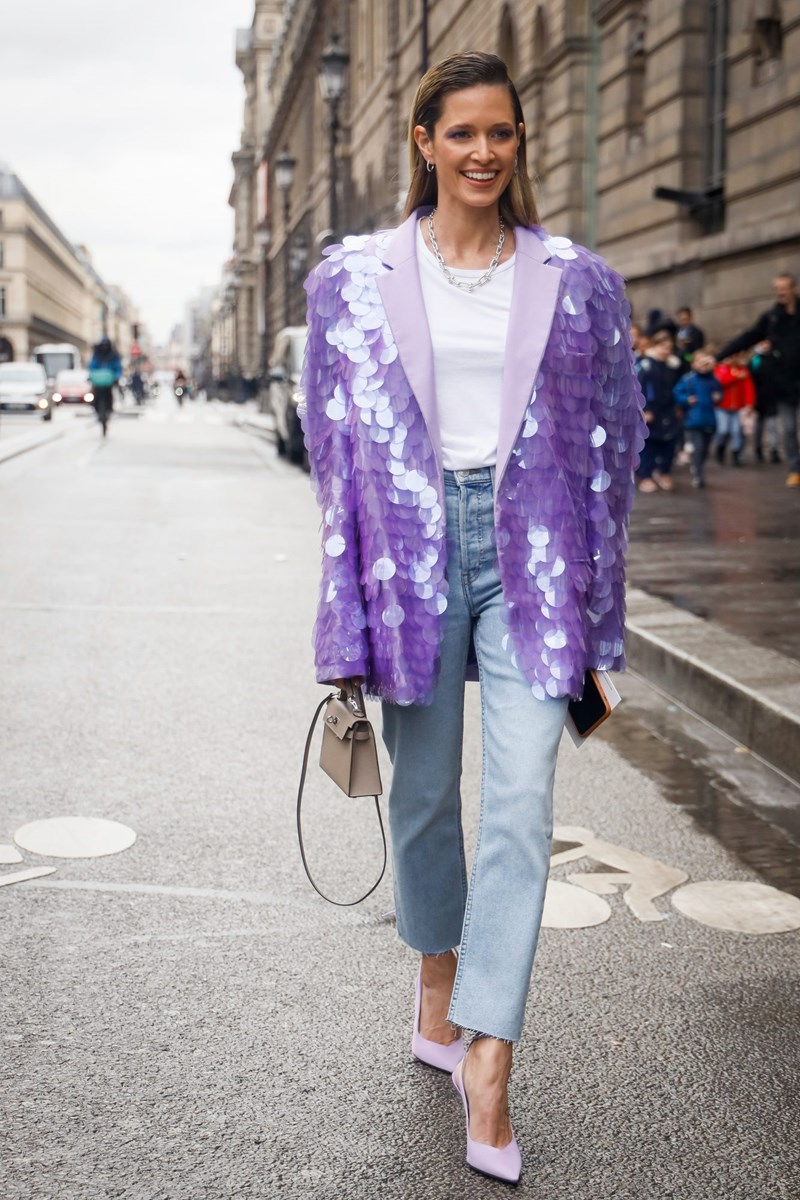 18 glam street style looks που θα σε πείσουν να φορέσεις παντελόνι στο φετινό ρεβεγιόν - εικόνα 1