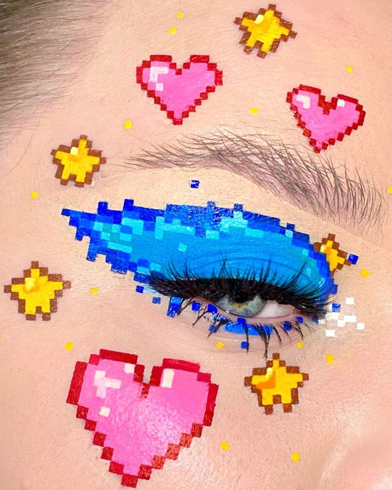 Ρixels Are Back: Αυτό είναι το νέο trend στο μακιγιάζ που λατρεύουν οι Instagramers - εικόνα 1