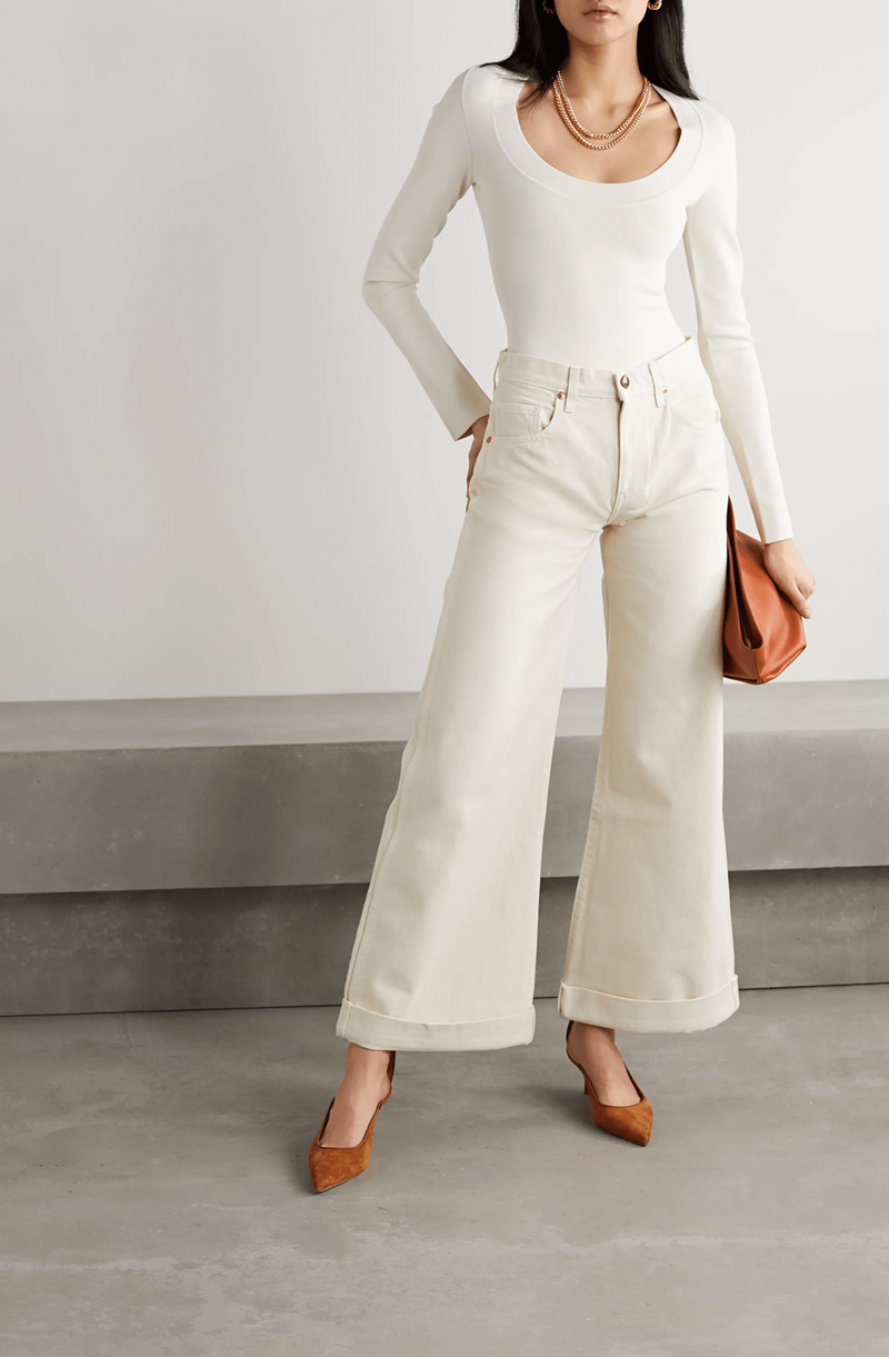 Wide Leg Jeans: Αυτό το παντελόνι συνδυάζει μοναδικά στυλ και άνεση - εικόνα 5