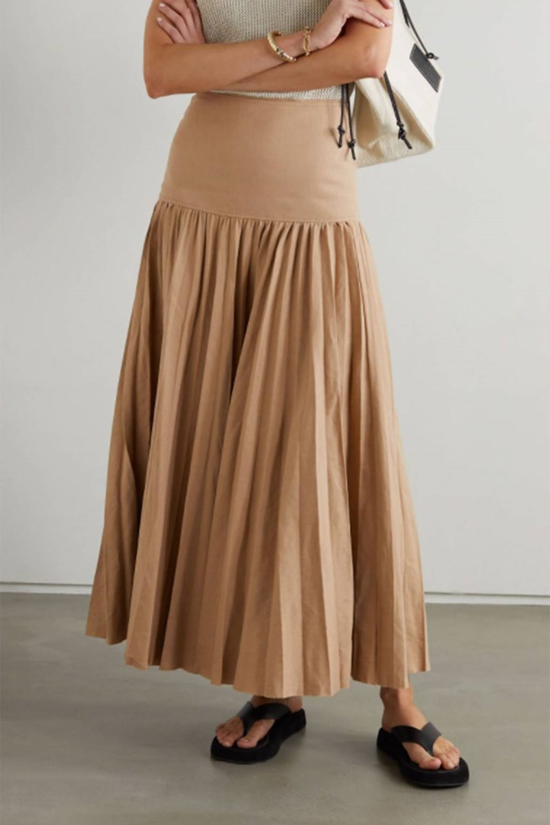 Πλισέ φούστα: 20 σχέδια για easy-chic, καλοκαιρινές εμφανίσεις που θα συζητηθούν - εικόνα 13