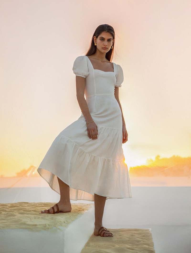 λευκά φορέματα