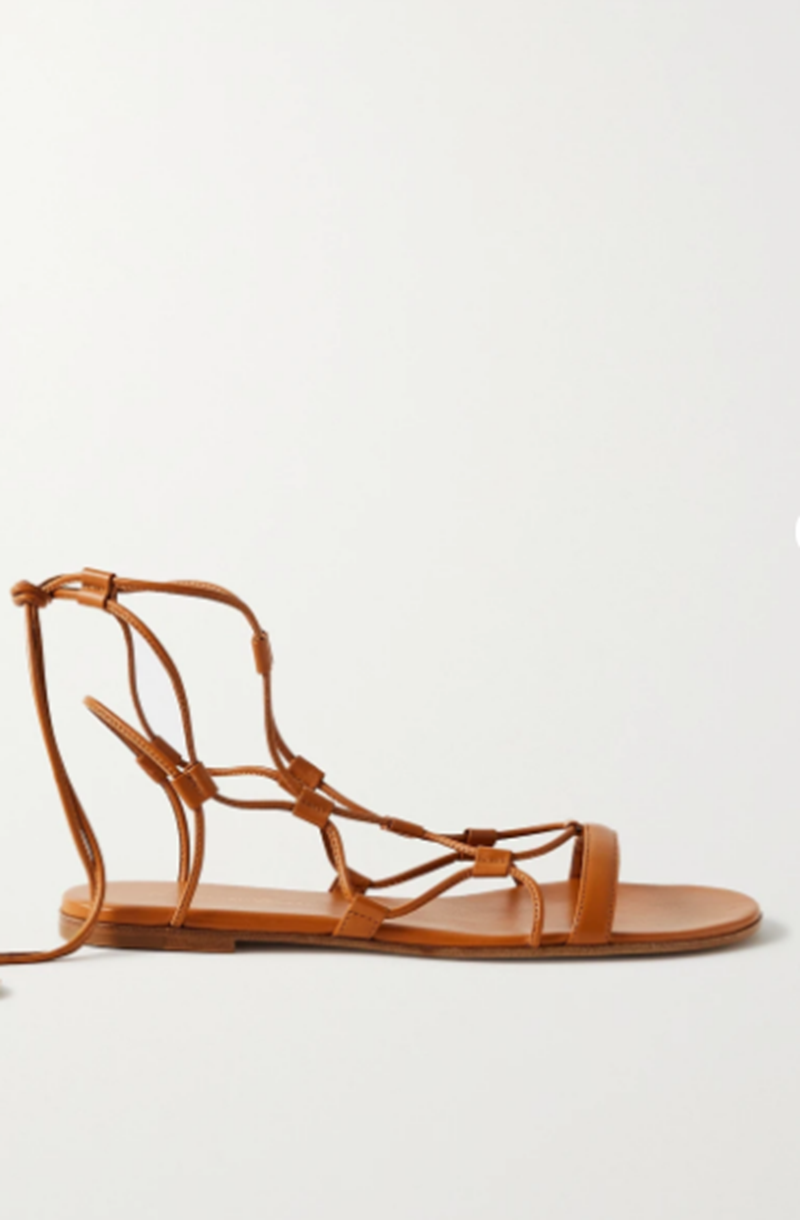 lace-up σανδάλι