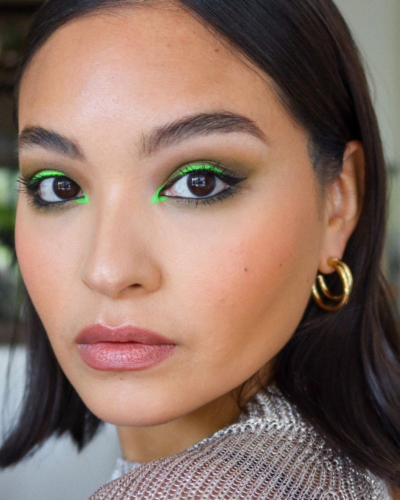 πράσινo eyeliner