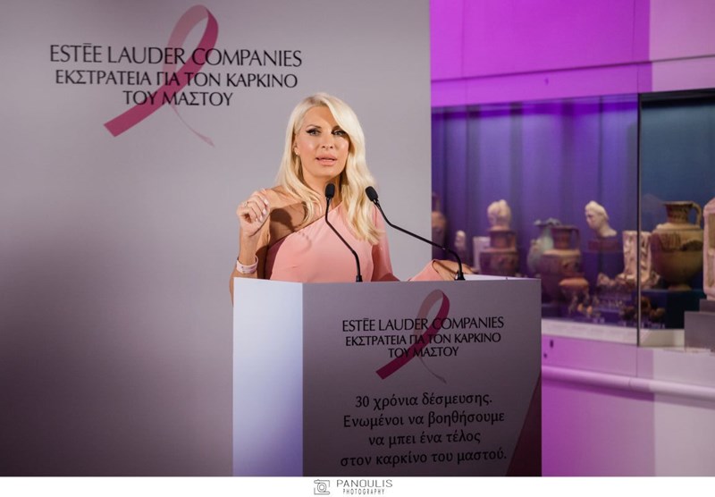 Η Estée Lauder Hellas φώτισε στα ροζ το Μουσείο Μπενάκη - εικόνα 3