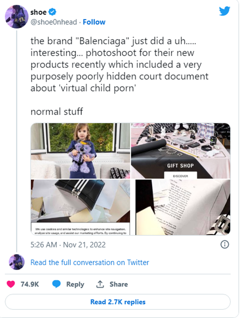 Balenciaga: Το χρονικό της "πτώσης" μετά από την επίμαχη καμπάνια με ανήλικα παιδιά - εικόνα 2