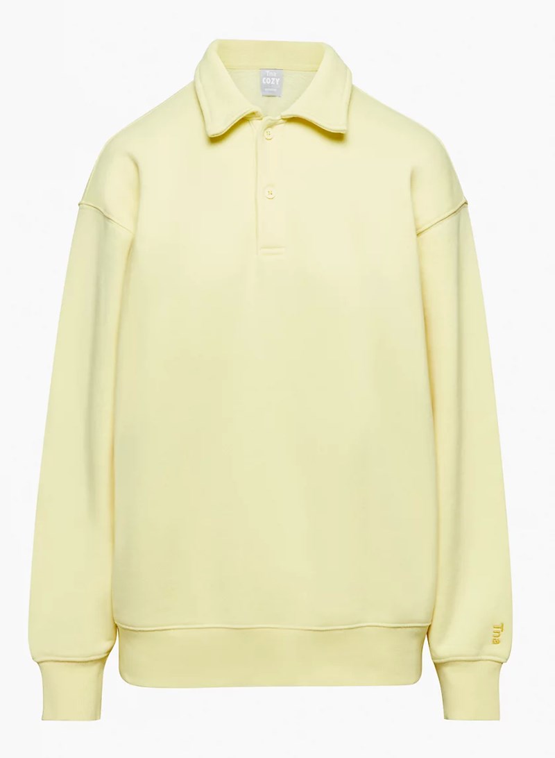 To boyfriend polo φούτερ της Hailey Biber κοστίζει αυτή τη στιγμή λιγότερο από 40 ευρώ και είναι ό,τι πιο cozy έχουμε δει - εικόνα 2