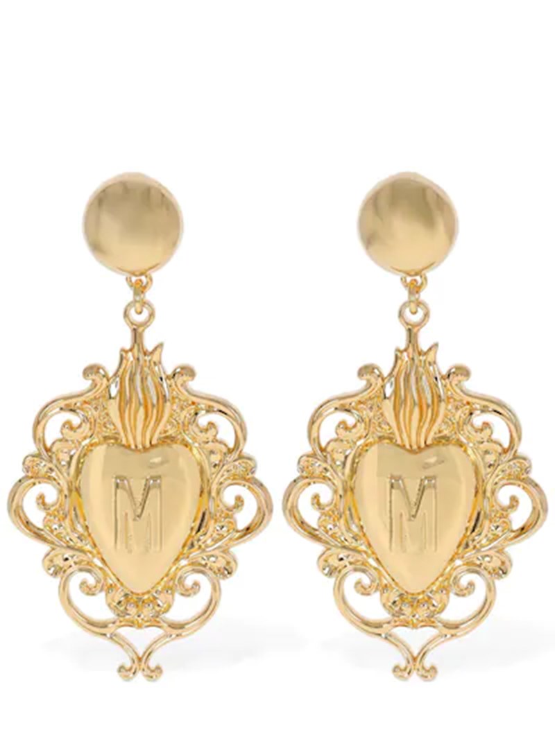 6 ζευγάρια chunky σκουλαρίκια σε σχήμα καρδιάς για να φορέσεις την Ημέρα του Αγίου Βαλεντίνου - εικόνα 5