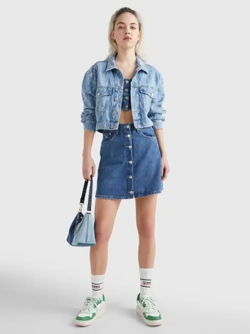 10 denim μίνι φούστες για να βάλεις το απόλυτο summer item στη ντουλάπα σου - εικόνα 2