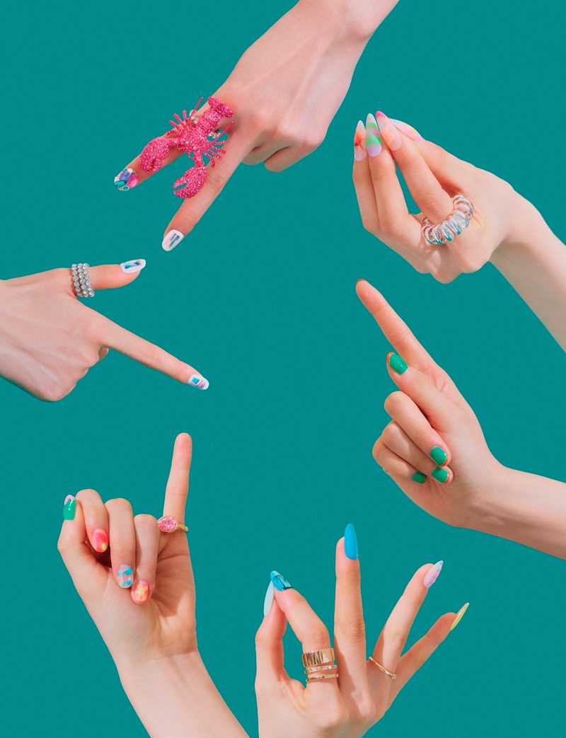 Nail Art: Αυτά τα μανικιούρ θυμίζουν λαχταριστά παγωτά και περίτεχνα graffiti - εικόνα 1