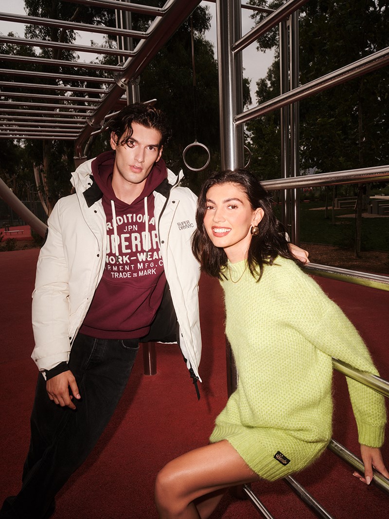 Νέα χειμερινή καμπάνια από τη Superdry με τους Emiliano Marku & Keisi Miziou - εικόνα 1