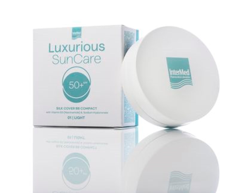Luxurious® Suncare Silk Cover BB Compact 50+ από την InterMed.