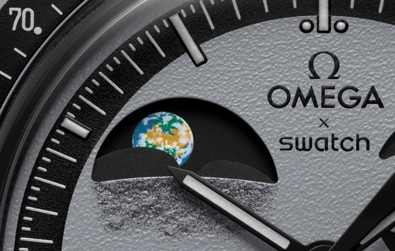 To Bioceramic MoonSwatch Mission To Earthphase γιορτάζει το μεγαλείο της γης όπως φαίνεται από τη σελήνη - εικόνα 1