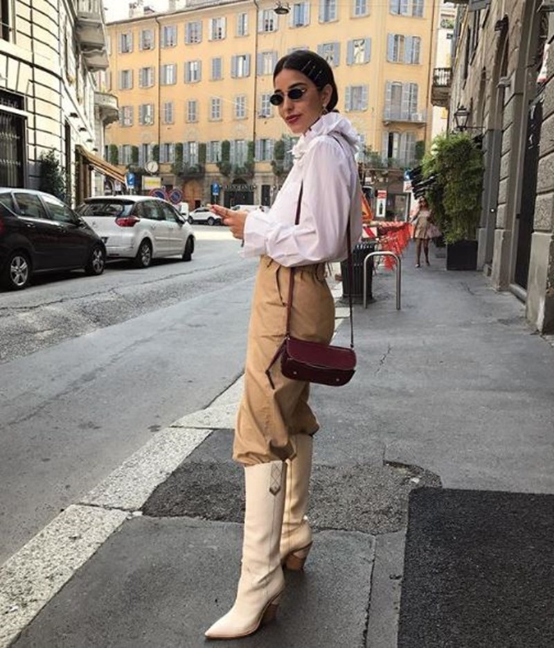 Super Hot Trend: Τι φορούν τώρα τα κορίτσια της μόδας εκτός από στενά jeans με ankle boots; - εικόνα 2