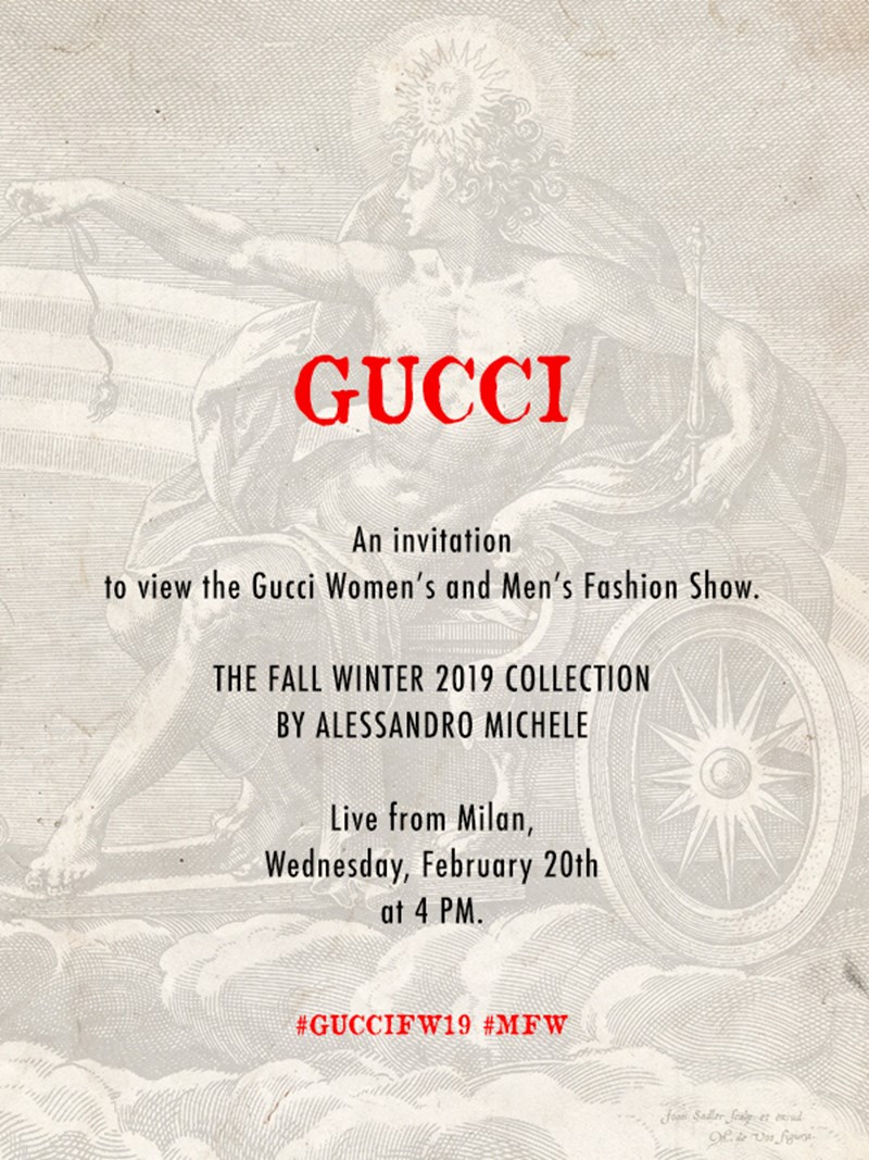 Δείτε live το show του οίκου Gucci από την Εβδομάδα Μόδας του Μιλάνου στις 16:00 - εικόνα 1