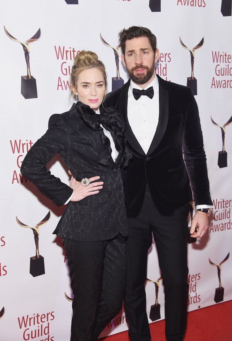 Το twinning look της Emily Blunt και του John Krasinski - εικόνα 1