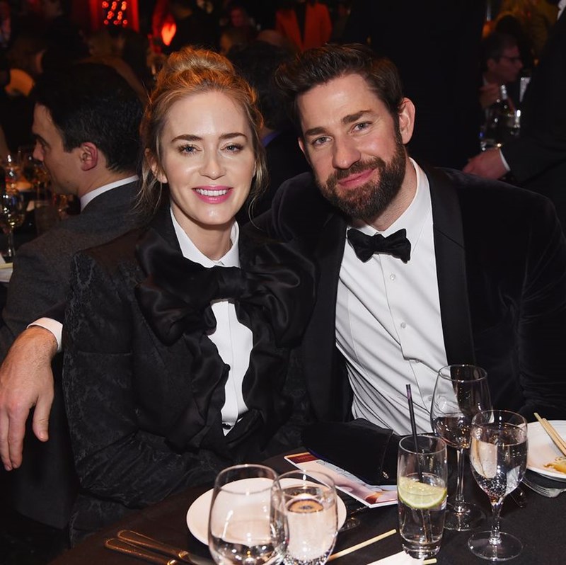 Το twinning look της Emily Blunt και του John Krasinski - εικόνα 3