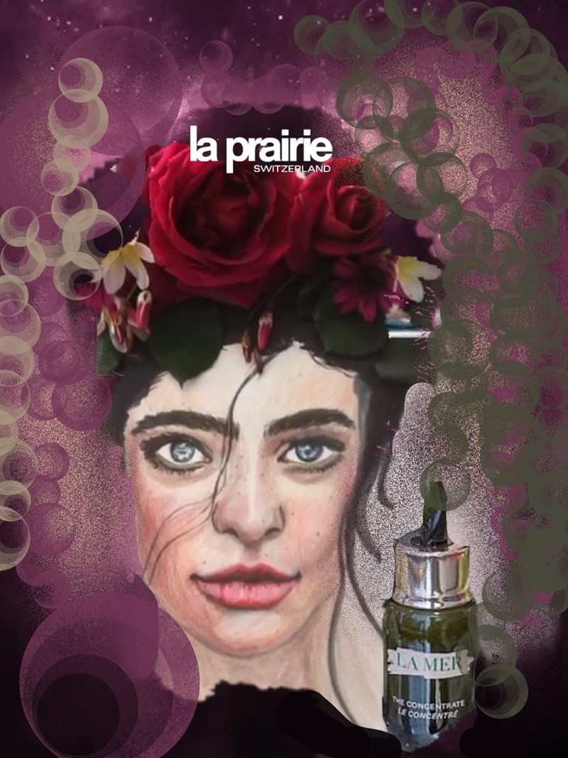 Μια ζωγράφος που δημιουργεί με κραγιόν - εικόνα 1