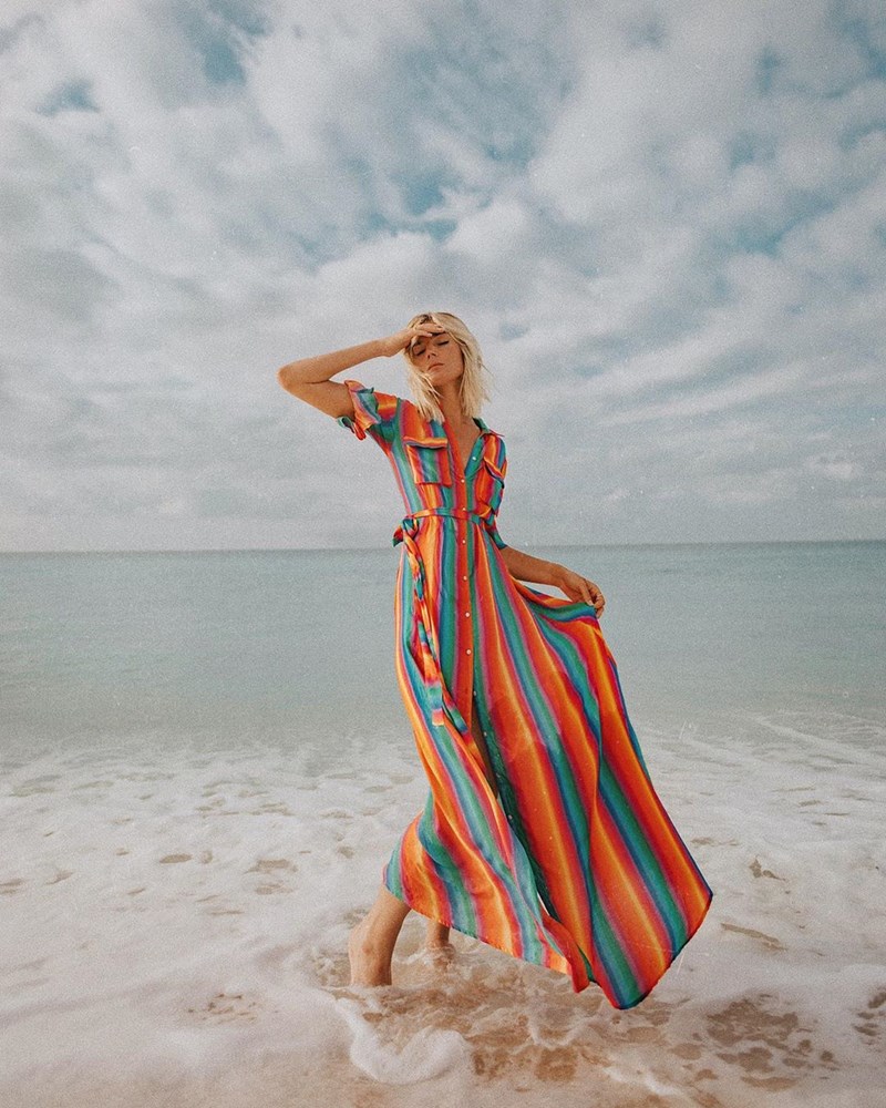 16 τρόποι να φορέσεις μάξι φόρεμα στην παραλία και το beach bar - εικόνα 1