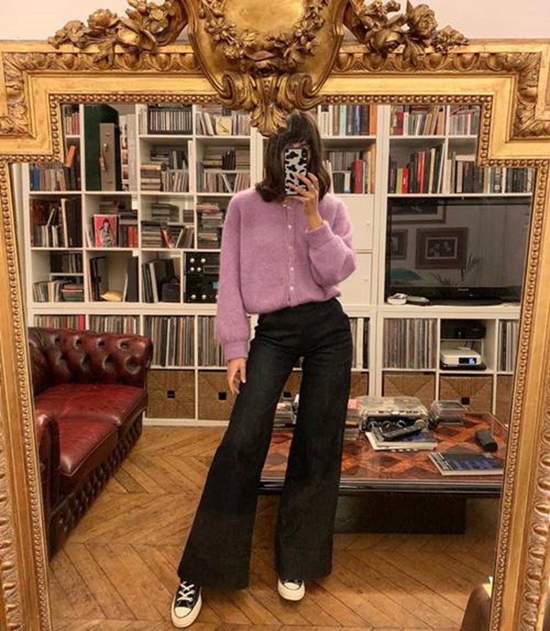 10 chic Παριζιάνες σου δείχνουν πώς θα φορέσεις το παντελόνι καμπάνα - εικόνα 8