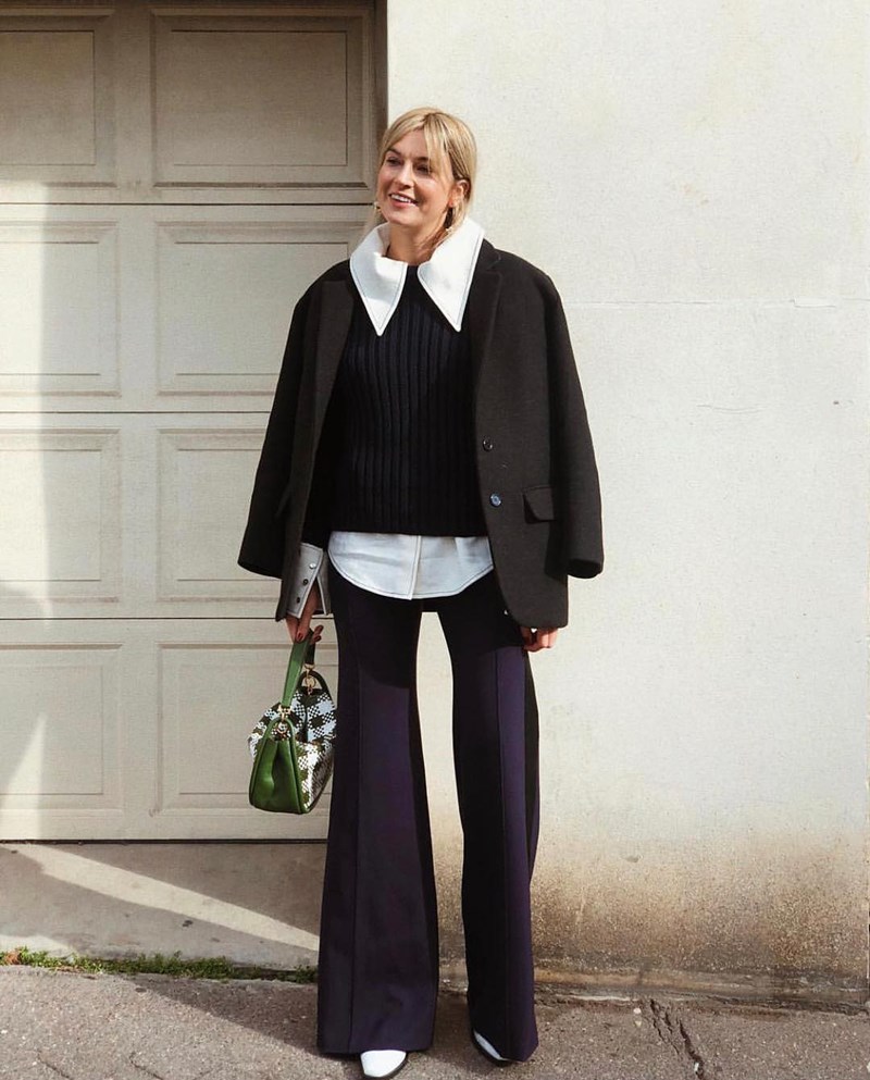 10 chic Παριζιάνες σου δείχνουν πώς θα φορέσεις το παντελόνι καμπάνα - εικόνα 11